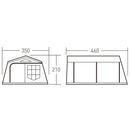 オガワ ロッジシェルターUL ※ペグ・ハンマー別売 3306 ロッジシェルター ファミリー デュオ