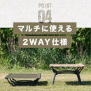 ワック 2WAY フォールディングコット 600D  waq-cot16 寝具 コット 耐荷重150kg ハイ/ロー仕様