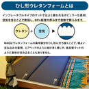 ワック インフレータブル式マット 8cm waq-m8-1 寝具 マット 厚み8cm 連結可能 車内泊