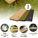 ワック リラクシングキャンプマット 10cm シングル waq-rcms1 寝具 マット 厚み10cm