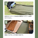 ワック リラクシングキャンプマット 10cm ダブル waq-rcmd1 寝具 マット 厚み10cm