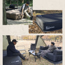 ワック エアーベッド ダブル waq-abd1 寝具 ベッド サブベッド ダブル 電動ポンプ内蔵 耐荷重300kg