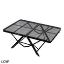 オガワ 3ハイ＆ローテーブル タフメッシュ II 1991 テーブル 金属テーブル 高さ調整可能 焚火 耐熱