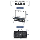 ワック マルチ アイアンテーブル waq-mit1 テーブル アイアンテーブル パネル式 折りたたみ式 高さ調整可能 収納棚付 カスタム可能 IGT対応