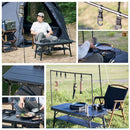 ワック マルチ アイアンテーブル waq-mit1 テーブル アイアンテーブル パネル式 折りたたみ式 高さ調整可能 収納棚付 カスタム可能 IGT対応