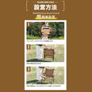 ワック フォールディングウッドチェア waq-fwc1 チェア ローチェア