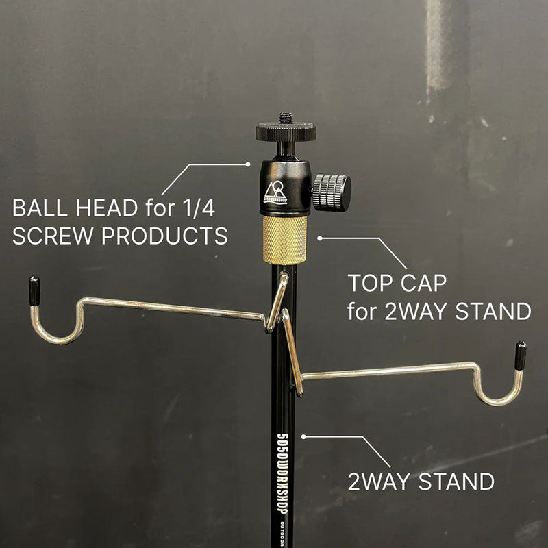 5050ワークショップ トップキャップ 2ウェイスタンド用 ランタン ライト アクセサリ 2WAY STAND専用 パーツ