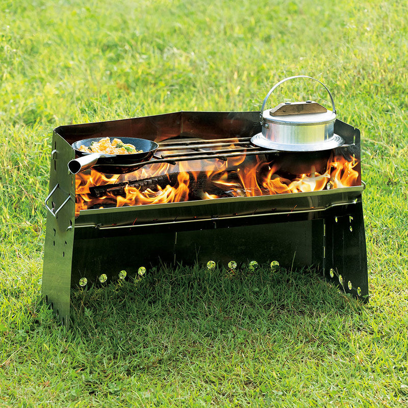ユニフレーム 薪グリルラージ ツインゴトク No.682876 BBQ アクセサリ ゴトク 薪グリルラージ専用