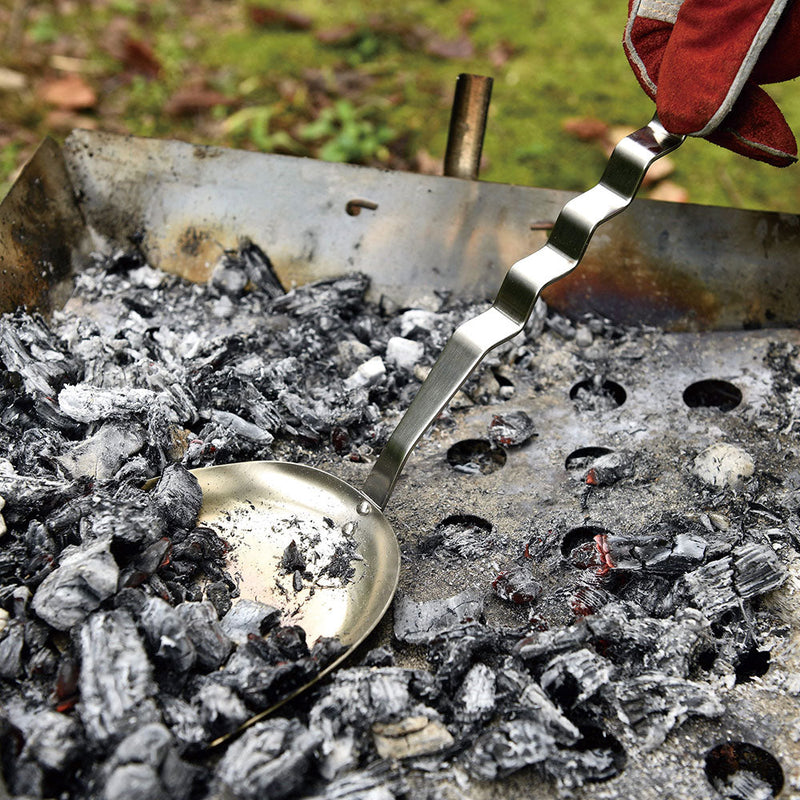 ユニフレーム ウェーブ炭スコップ No.665770 BBQ 焚火 アクセサリ 灰処理