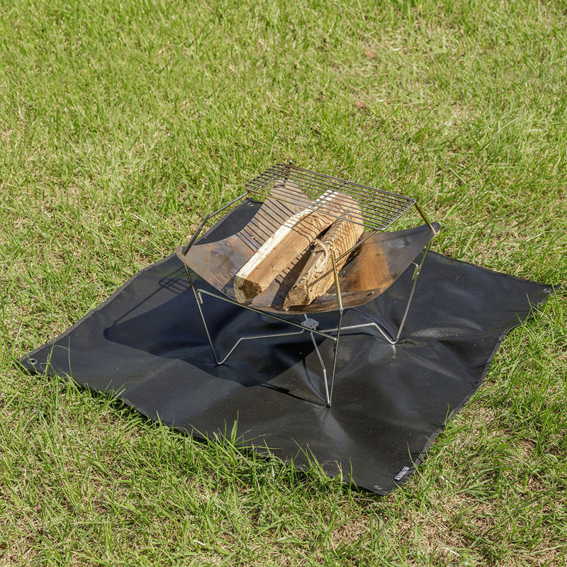 バンドック 焚き火シート 80×100 BD-921 焚火 BBQ アクセサリ