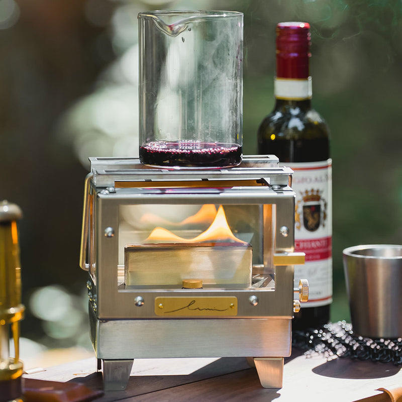 マウントスミ オイルストーブ オーラ ルミ SG25FWAR-RU ストーブ オイル 卓上 癒し チルタイム