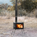 マウントスミ アウトドア薪ストーブ マイクロ ストーブ 二次燃焼 薪ストーブ 癒し