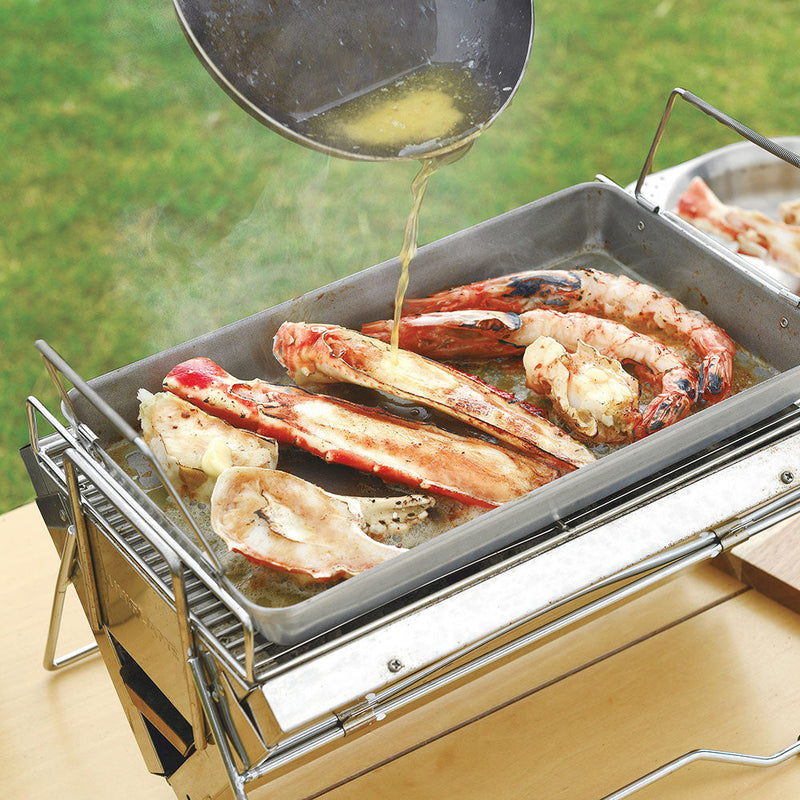 ユニフレーム ユニセラTG-III No.615010 BBQ コンロ グリル (薪・炭使用) 卓上 コンパクト