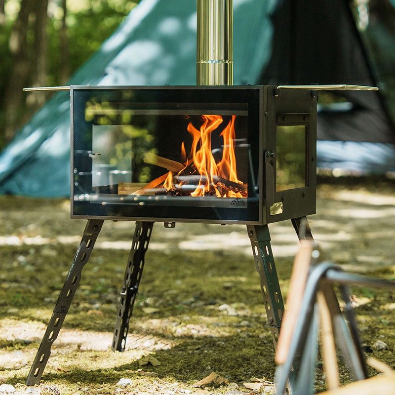 マウントスミ アウトドア薪ストーブ オーラ FG SG25FWAR-FG ストーブ 薪 多次燃焼 癒し チルタイム