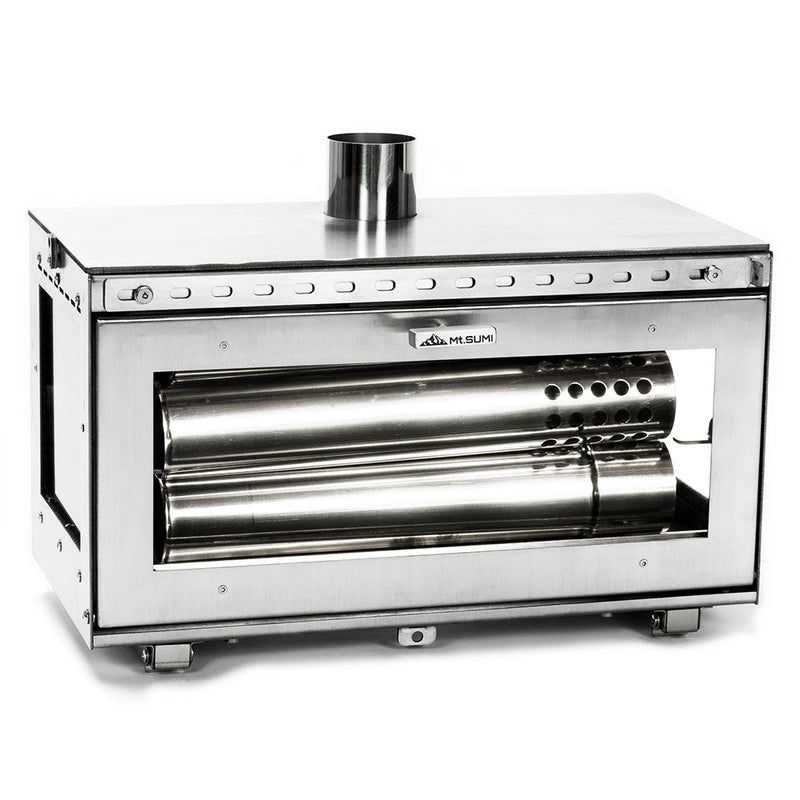 マウントスミ アウトドア薪ストーブ ミドラ ステンレス SG25FWMD-SUS ストーブ 薪 二次燃焼 癒し チルタイム