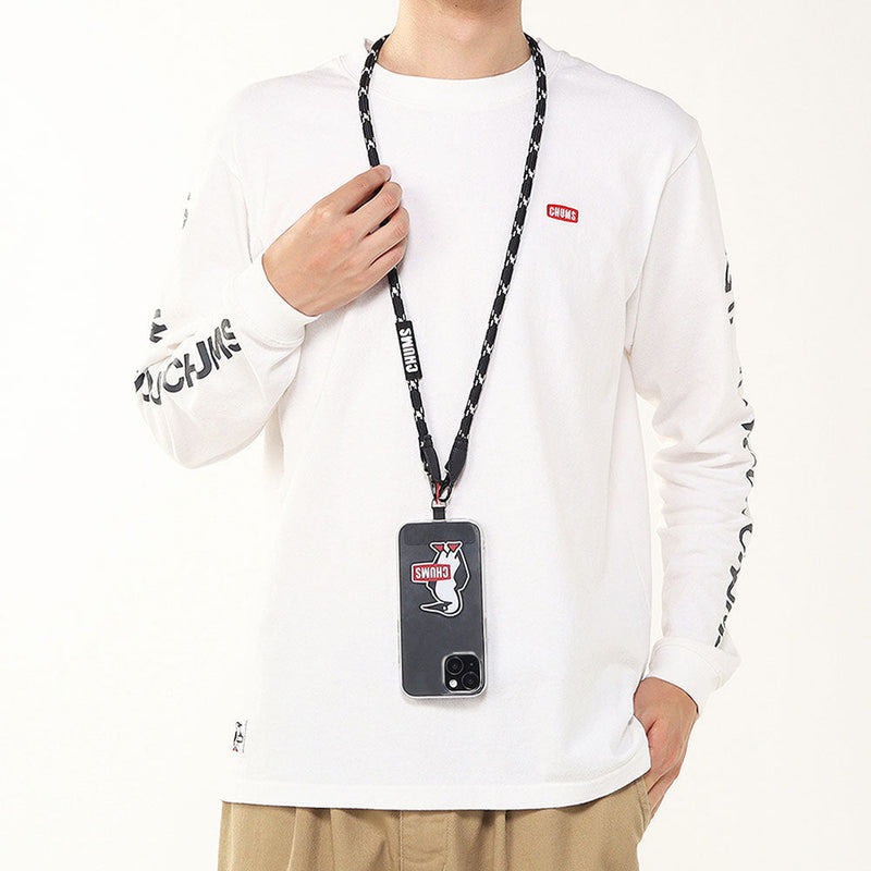 チャムス チャムスネークロープストラップ CH62-2193 スマホホルダー スマホストラップ ロープストラップ