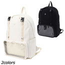 チャムス クリアポケットデイパックスウェット CH60-3891 デイバッグ バックパック リュックサック 容量約18L スウェット生地 推し活 ヲタ活