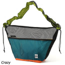 チャムス メッシュドローコードショルダーバッグ CH60-3930 ショルダーバッグ 容量約20L 水はけ抜群 フェス パーク