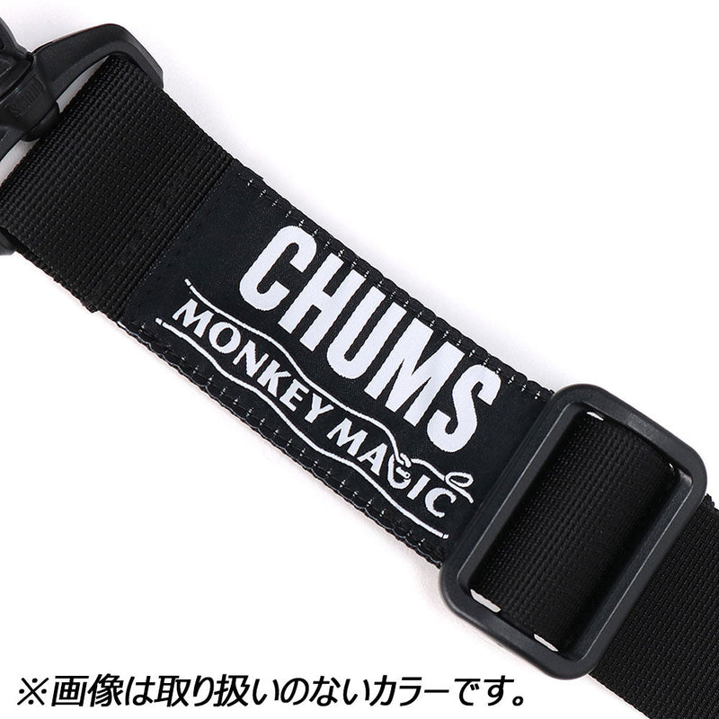 チャムス 25モンキーマジックメッシュポケットコレクトショルダーバッグ CH60-3884 ショルダーバッグ 容量約5L NPO法人モンキーマジック