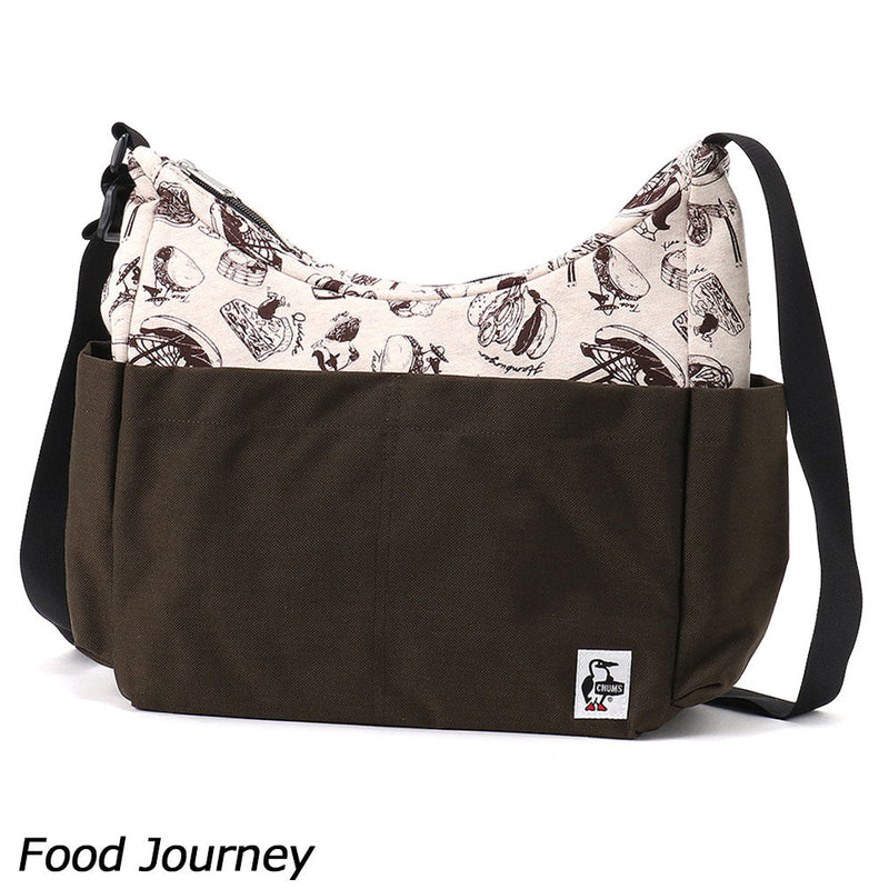 チャムス プレッピーショルダーバッグスウェットナイロン CH60-4008 ショルダーバッグ 容量約10L スウェット 撥水 撥油 防汚