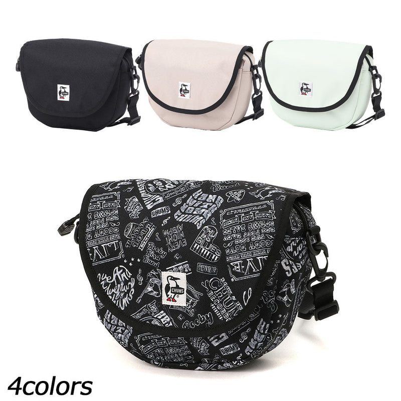 チャムス リサイクルミニラウンドショルダーバッグ CH60-3920 ショルダーバッグ 容量約4L