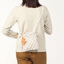 チャムス ニッティングロープショルダーバッグ ショルダーバッグ チャーム付