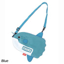 チャムス サンフィッシュショルダーポーチ ショルダーバッグ スウェット 撥水 撥油 防汚