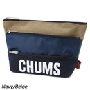 チャムス トリコロール3ポケットポーチスウェットナイロン CH60-3879 ポーチ 撥水 撥油 防汚
