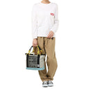 チャムス 25モンキーマジックメッシュポケットジップトートバッグ CH60-3885 トートバッグ 容量約9L NPO法人モンキーマジック