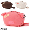 チャムス ピグショルダーポーチ CH60-3870 ショルダーバッグ ショルダーポーチ 容量約2L スウェット生地