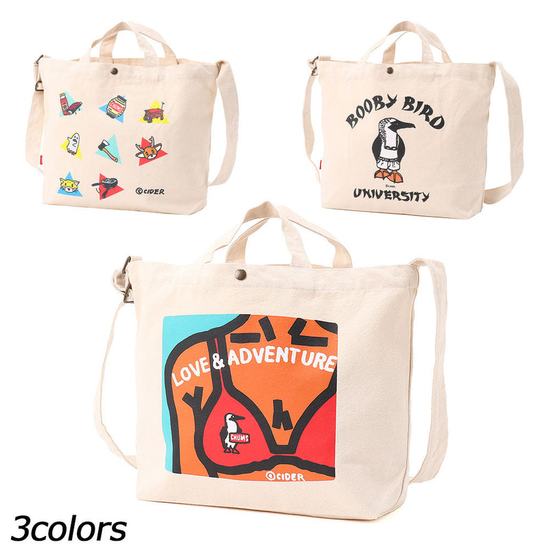 チャムス かせきさいだぁ キャンバスショルダー CH60-4032 トートバッグ ショルダートート