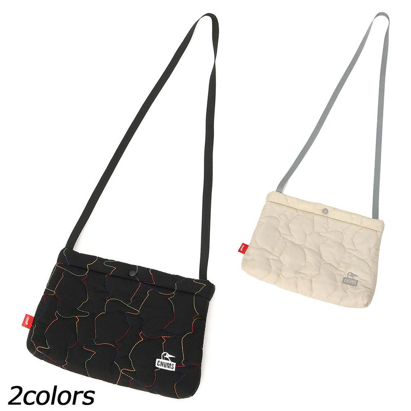 チャムス ブービーステッチサコッシュ CH60-4042 ショルダーバッグ サコッシュ キルティング 容量約14L