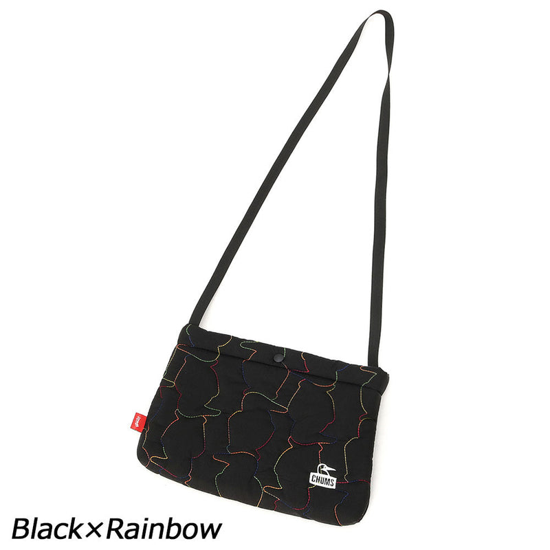 チャムス ブービーステッチサコッシュ CH60-4042 ショルダーバッグ サコッシュ キルティング 容量約14L