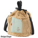 チャムス ブービーエルモショルダーバッグ CH60-4036 ポーチ ショルダーポーチ 巾着 フリース 容量約4L