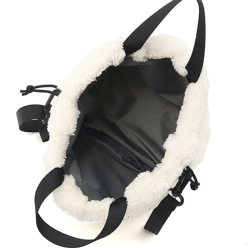 チャムス ブービーエルモショルダーバッグ CH60-4036 ポーチ ショルダーポーチ 巾着 フリース 容量約4L