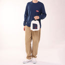 チャムス ブービーエルモショルダーバッグ CH60-4036 ポーチ ショルダーポーチ 巾着 フリース 容量約4L