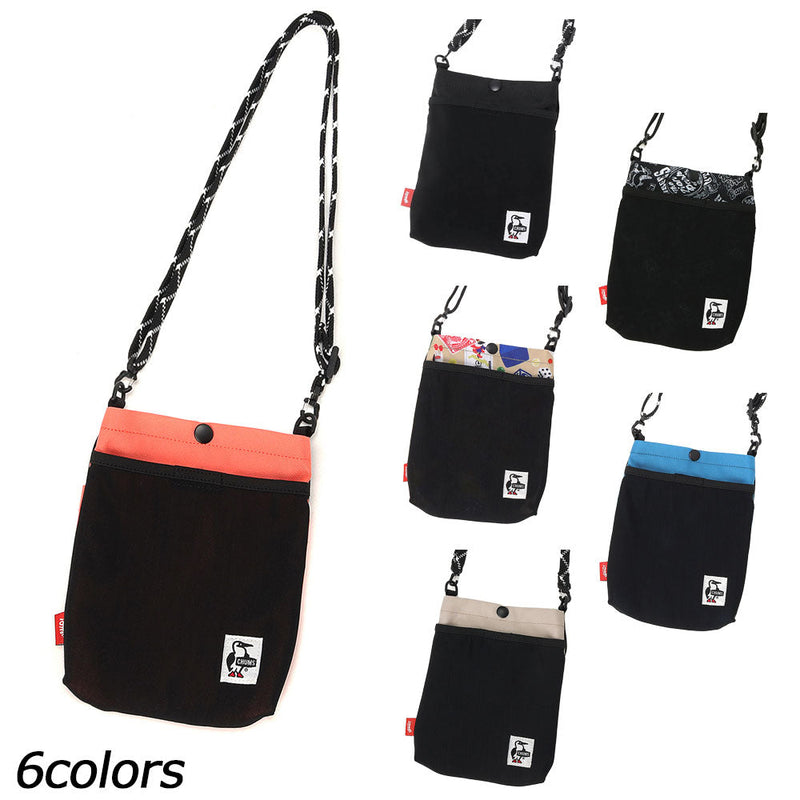 チャムス リサイクルメッシュポケットショルダーバッグ CH60-3965 ショルダーバッグ 容量約1L