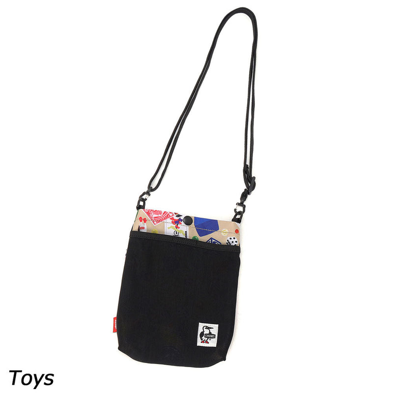 チャムス リサイクルメッシュポケットショルダーバッグ CH60-3965 ショルダーバッグ 容量約1L