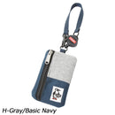 チャムス コミューターパスケーススウェットナイロン CH60-3619 ウォレット 財布 スウェット リール付 撥水 撥油 防汚