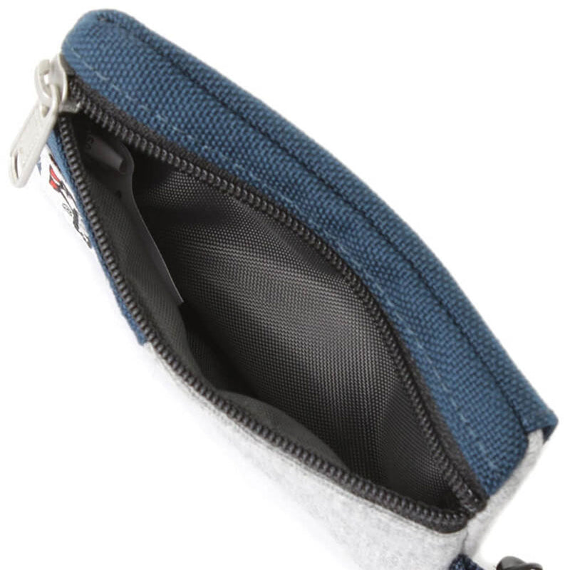 チャムス コミューターパスケーススウェットナイロン CH60-3619 ウォレット 財布 スウェット リール付 撥水 撥油 防汚