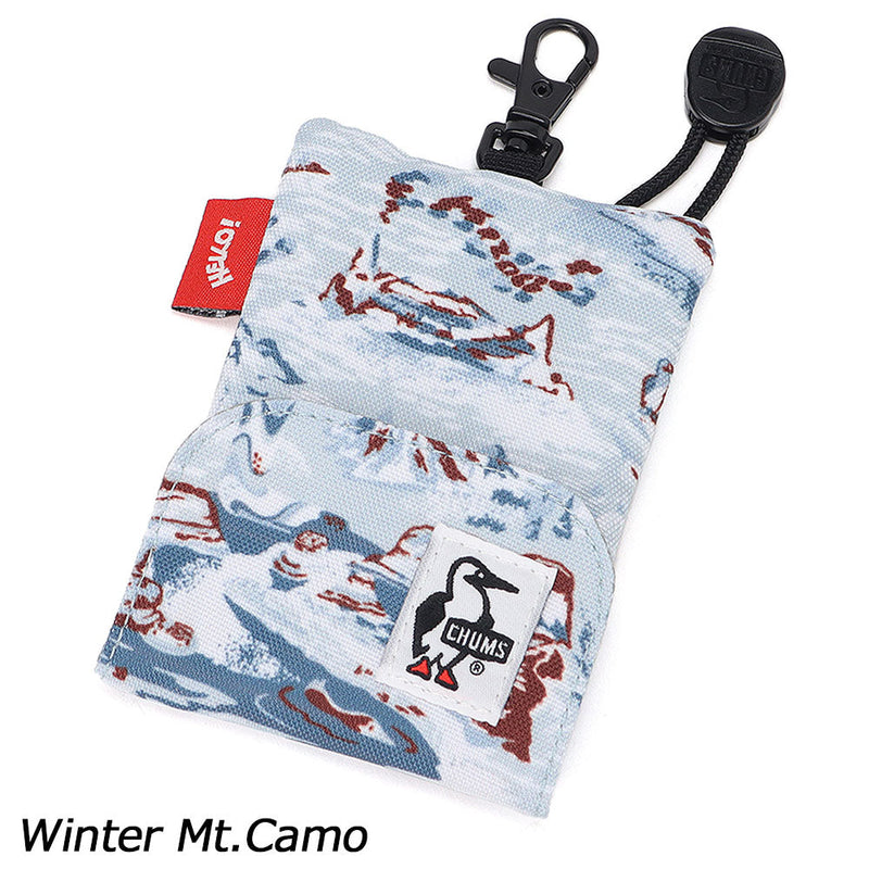 チャムス リサイクルリトラクターキーホルダー CH60-3994 カードホルダー キーホルダー 雑貨