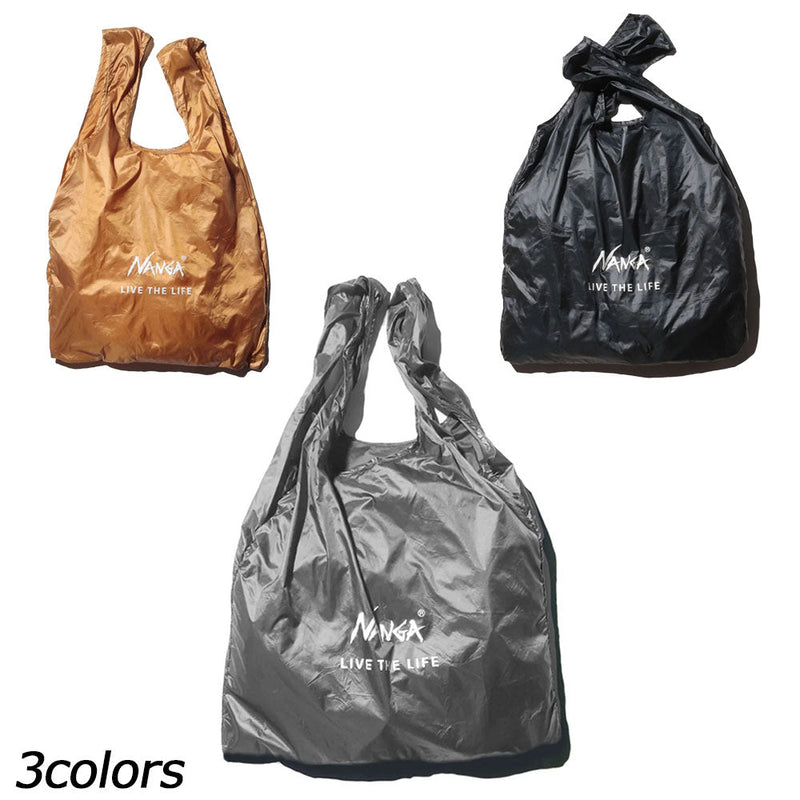 ナンガ ナンガ ポケッタブル エコバッグ (LIVE THE LIFE) トートバッグ エコバッグ
