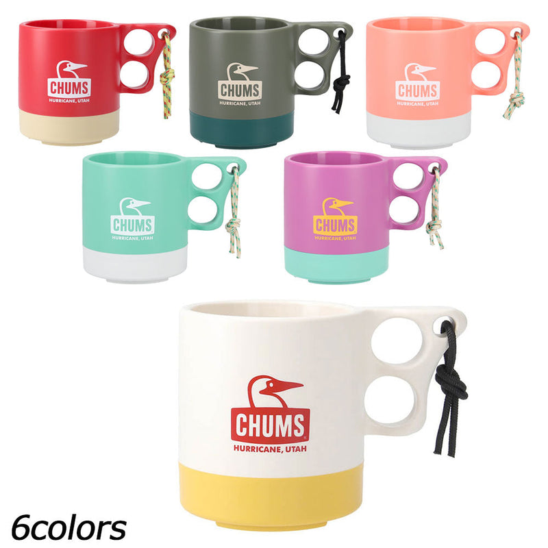 チャムス キャンパーマグカップ CH62-1244 マグカップ 250ml 別売りキャップ取り付け可能