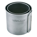 ユニフレーム シングルマグ650 チタン No.666203 マグカップ フォールディング式ハンドル チタン