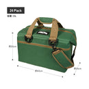 エーオークーラーズ 24パック キャンバス ソフトクーラー AO24 収納 クーラーバッグ ソフトクーラー 容量約23L