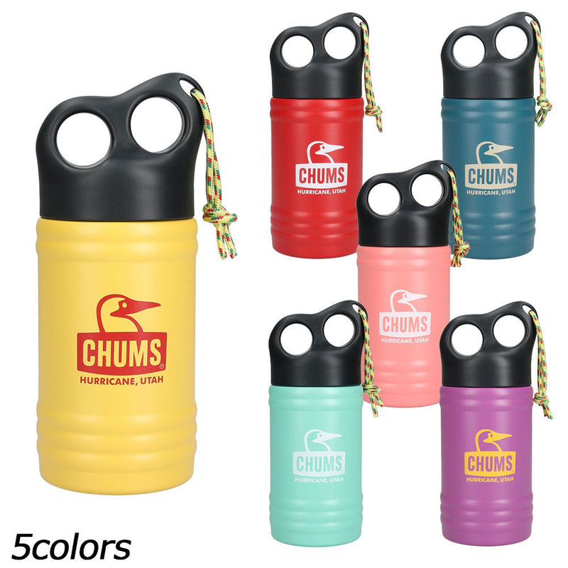 チャムス キャンパーウェーブボトル300ml CH62-2127 ボトル 水筒 300ml 別売りキャップ取り付け可能