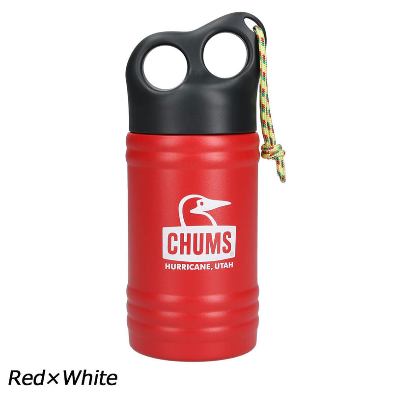 チャムス キャンパーウェーブボトル300ml CH62-2127 ボトル 水筒 300ml 別売りキャップ取り付け可能