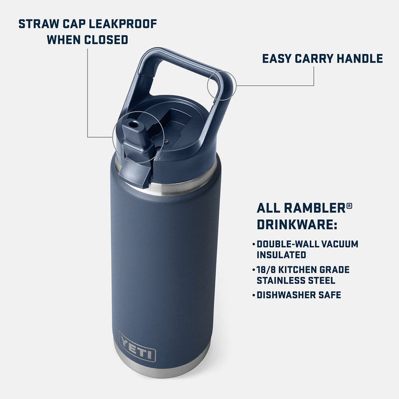 イエティ ランブラー(R) 26oz(769ml) ウォーターボトル ウィズ