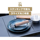 ワック タキビング フライパン+ハンドルセット waq-fktf1 調理機器 フライパン ハンドル取り外し可能