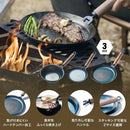 ワック タキビング フライパン+ハンドルセット waq-fktf1 調理機器 フライパン ハンドル取り外し可能